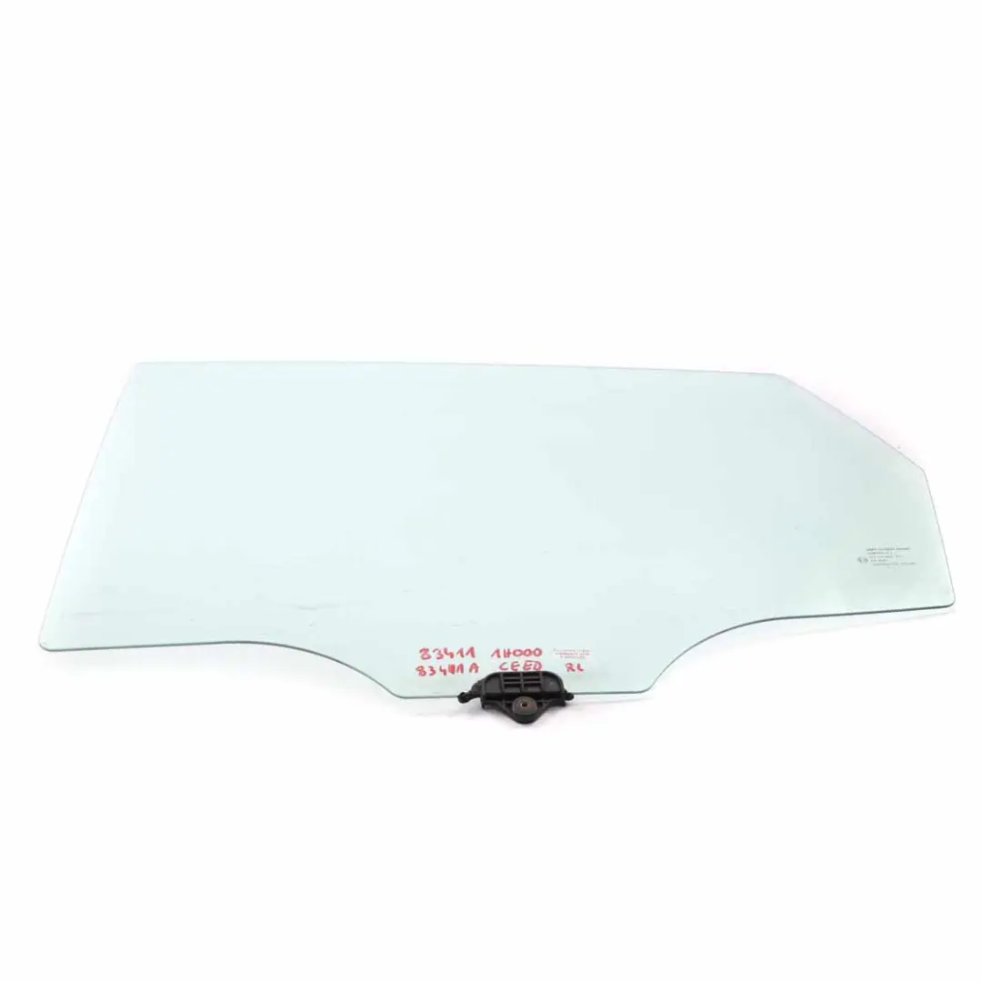 Vitrage Porte Arrière Gauche Vert Vitrage AS2 pour Kia Ceed à propos du numéro de pièce 834111H000 Kia Ceed Vitrage Porte Arrière Gauche Vert Vitrage AS2 - SKU 834111H000 - Numéro de pièce 834111H000