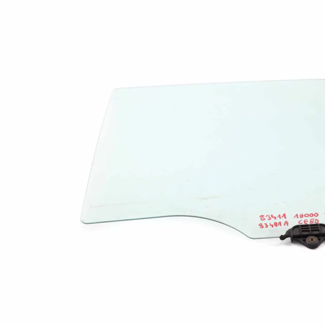 Kia Ceed Window Glass Rear Door Left N/S Green Glazing AS2 - SKU 834111H000 - Part number 834111H000