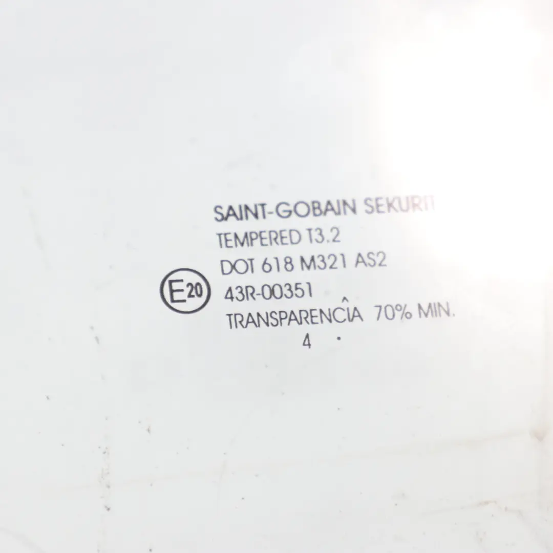 Window Glass Rear Door Left N/S Green Glazing AS2 to Kia Ceed with Part number 834111H000 Kia Ceed Window Glass Rear Door Left N/S Green Glazing AS2 - SKU 834111H000 - Part number 834111H000