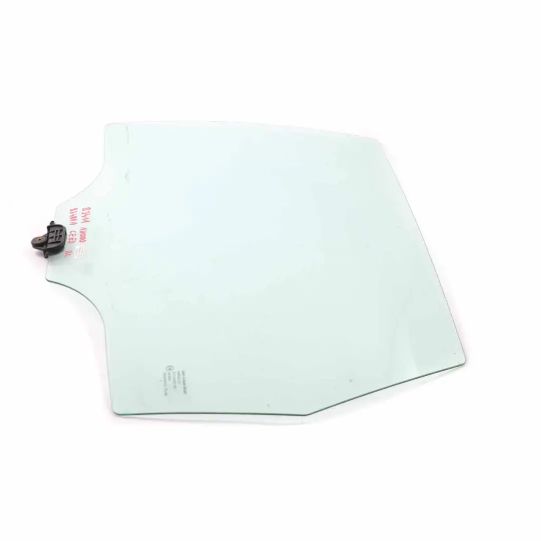 Cristal Puerta Trasera Izquierda Verde Acristalamiento AS2 para Kia Ceed con número de pieza 834111H000 Kia Ceed Cristal Puerta Trasera Izquierda Verde Acristalamiento AS2 - SKU 834111H000 - Número de pieza 834111H000