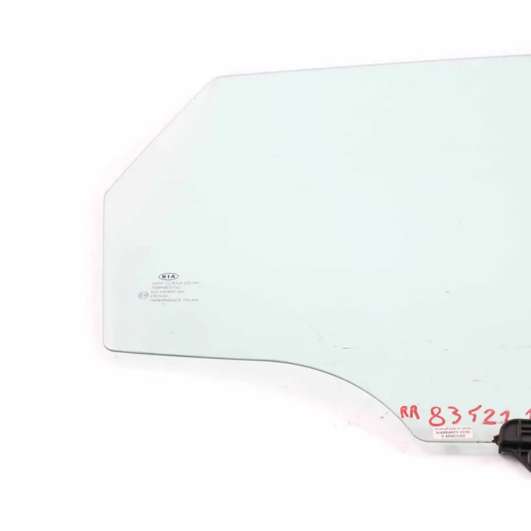 Kia Ceed Cristal Puerta Trasera Derecha Verde Acristalamiento AS2 - SKU 834211H000 - Número de pieza 834211H000