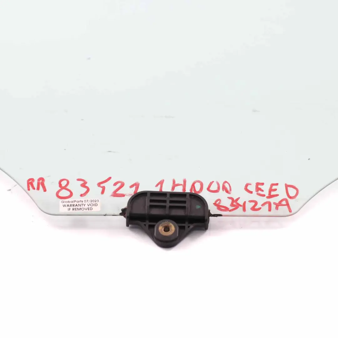 Kia Ceed Cristal Puerta Trasera Derecha Verde Acristalamiento AS2 - SKU 834211H000 - Número de pieza 834211H000