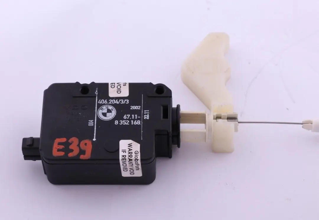 Filler Flap Actuator to BMW 5 7 Series E38 E39 with Part number 8352168 BMW 5 7 Series E38 E39 Filler Flap Actuator - SKU 8352168 - Part number 8352168