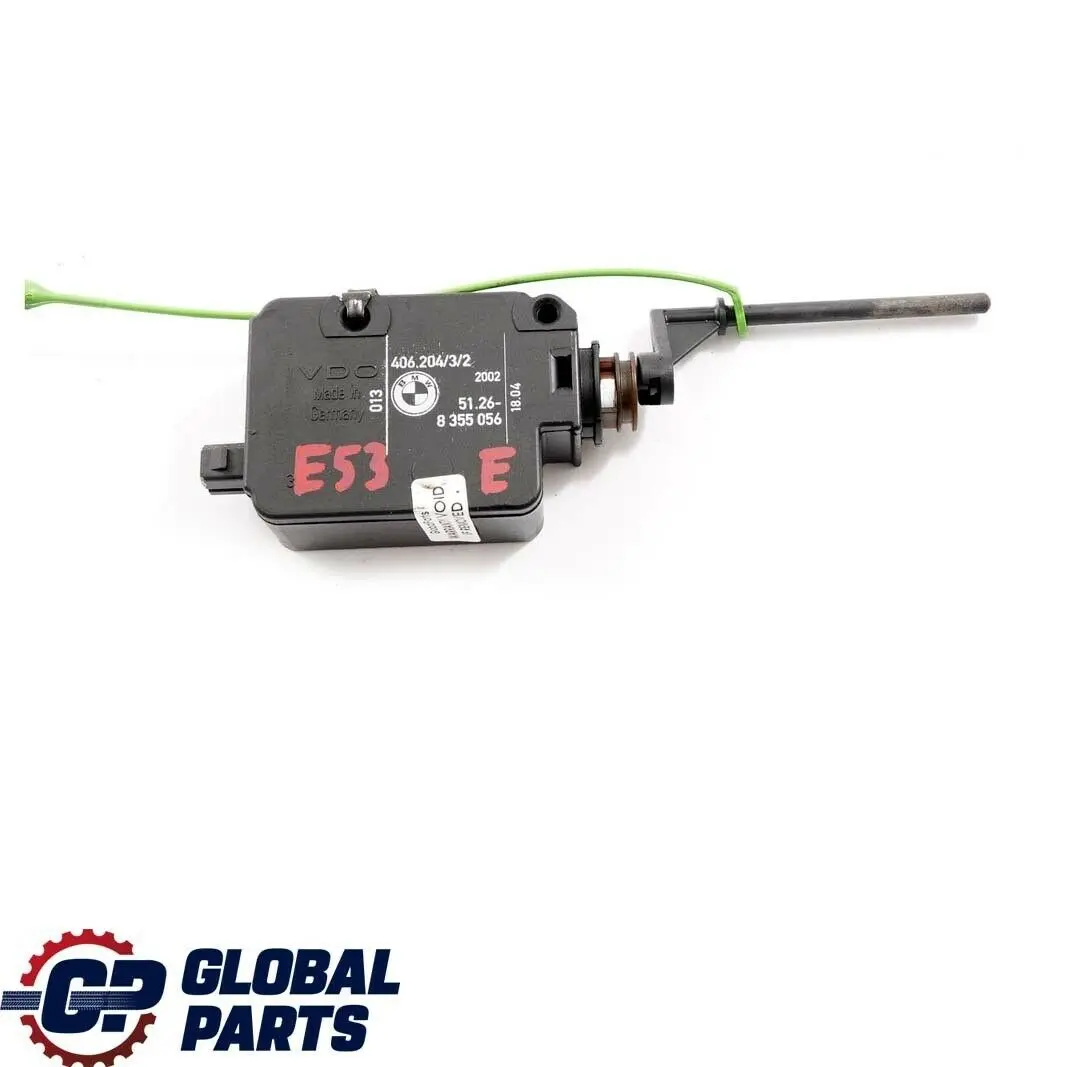 Tanque De combustible Flap Actuador para BMW X5 E53 con número de pieza 51268355056 BMW X5 E53 Tanque De combustible Flap Actuador - SKU 8355056 - Número de pieza 51268355056