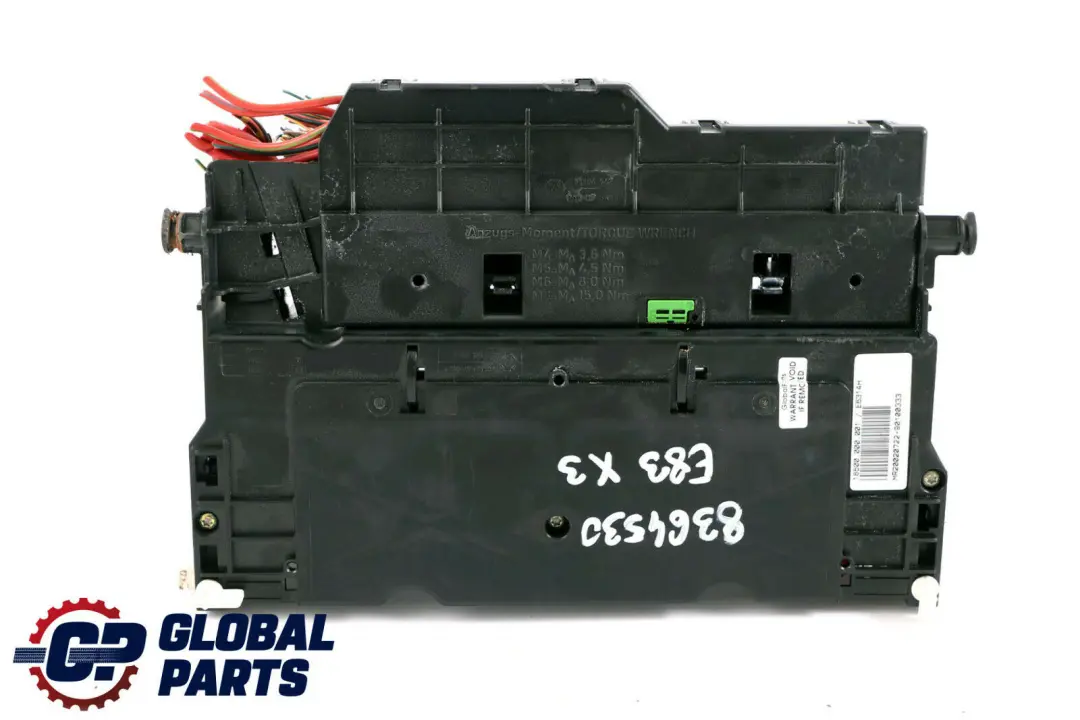 Sicherungsbox per BMW X3 E46 E83 con numero di parte 8364530 BMW X3 E46 E83 Sicherungsbox - SKU 8364530 - Numero di parte 8364530