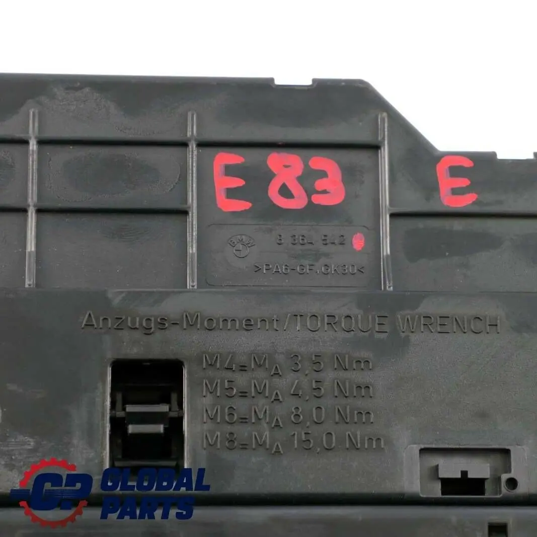 Couvercle Boîte Fusibles Distribution Énergie Boîte pour BMW E46 X3 E83 à propos du numéro de pièce 8364542 BMW E46 X3 E83 Couvercle Boîte Fusibles Distribution Énergie Boîte - SKU 8364542 - Numéro de pièce 8364542
