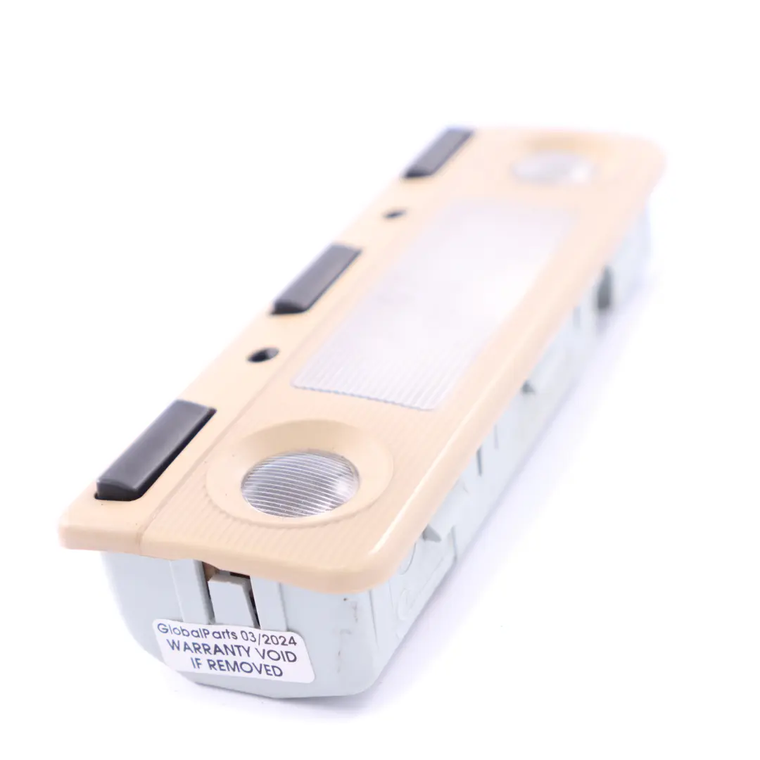 Lampada interna BMW E38 E39 Tetto anteriore Luce di lettura Beige per con numero di parte 8369512 Lampada interna BMW E38 E39 Tetto anteriore Luce di lettura Beige - SKU 8369512 - Numero di parte 8369512