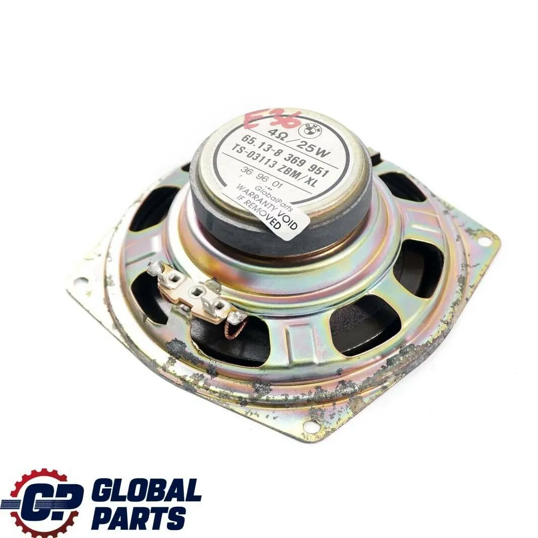 Lautsprecher Vorne Links Rechts für BMW 3 Z3 er E36 mit Teilenummer 8369951 BMW 3 Z3 er E36 Lautsprecher Vorne Links Rechts - SKU 8369951 - Teilenummer 8369951