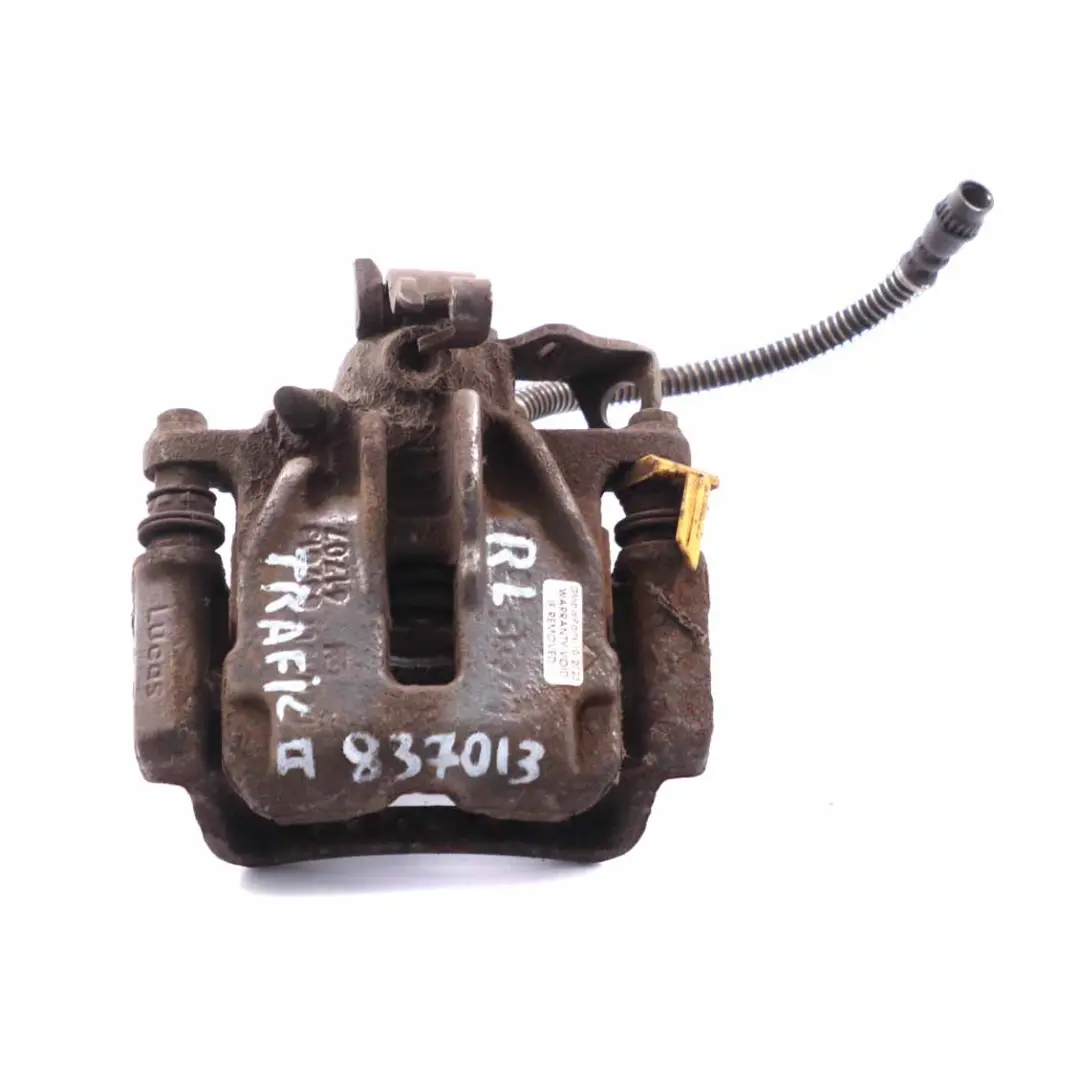 Etrier de frein arrière gauche Support pour Renault Trafic 2 Opel Vivaro à propos du numéro de pièce 837013 Renault Trafic 2 Opel Vivaro Etrier de frein arrière gauche Support - SKU 837013 - Numéro de pièce 837013