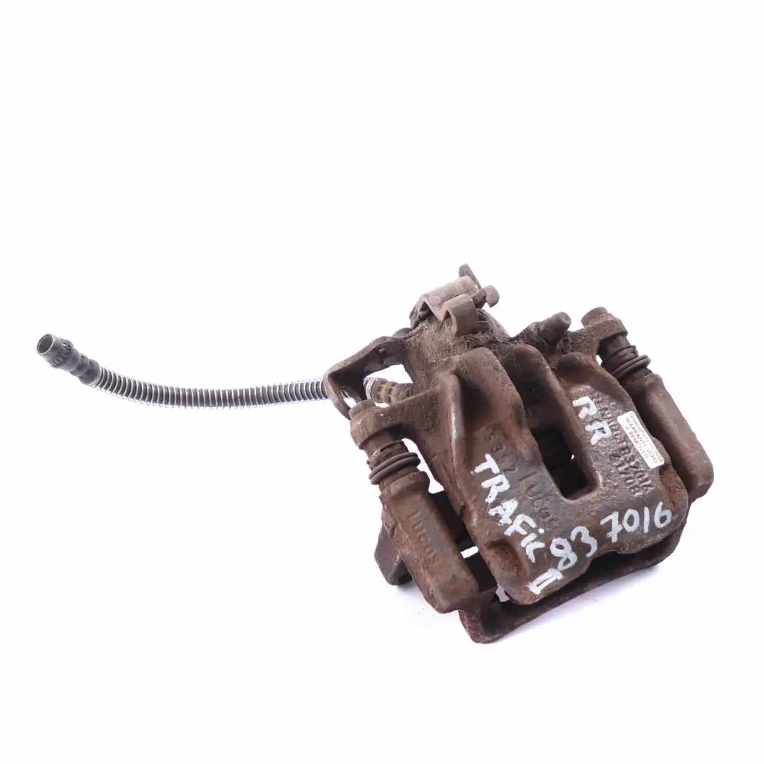 Pinza freno posteriore destra supporto 837016 per Renault Trafic 2 Opel Vivaro con numero di parte 837016 Renault Trafic 2 Opel Vivaro Pinza freno posteriore destra supporto 837016 - SKU 837016 - Numero di parte 837016