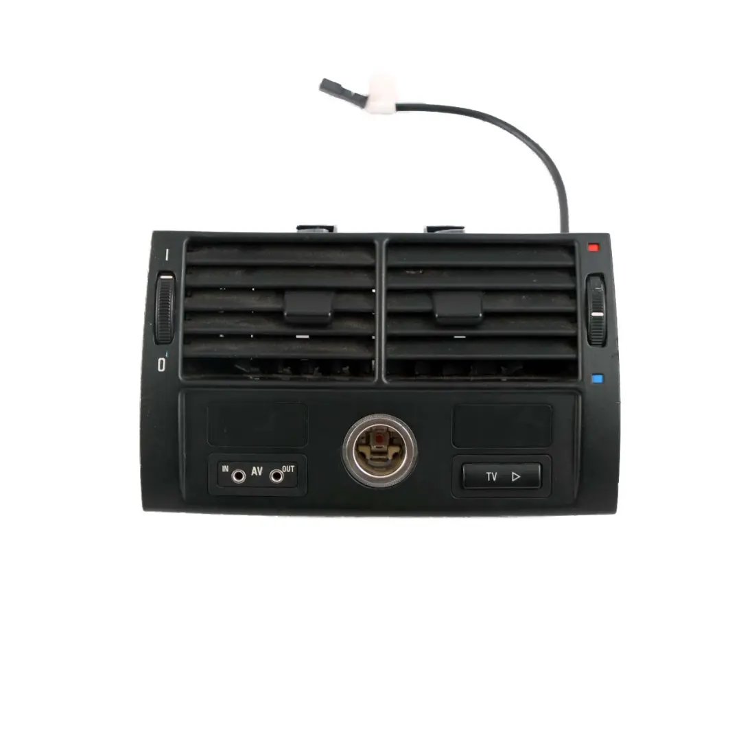 Consola Central Rejilla De Aire Fresco Conducto Trasero Negro para BMW X5 E53 con número de pieza 8370911 BMW X5 E53 Consola Central Rejilla De Aire Fresco Conducto Trasero Negro - SKU 8370911-1 - Número de pieza 8370911