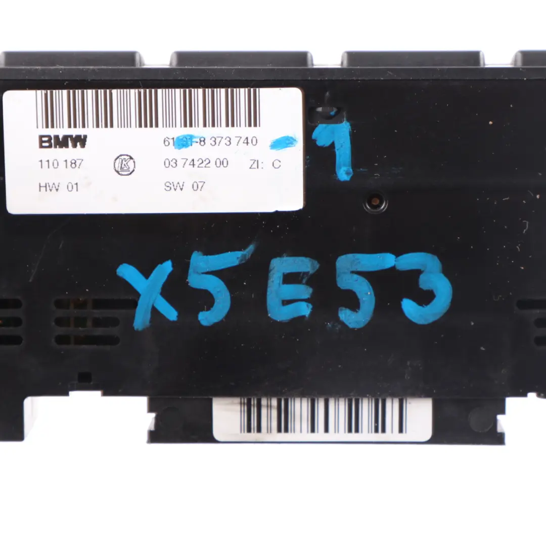 BMW X5 E53 Switch Unit Centre Console PDC DSC RDC Panel Heated Seats - SKU 8373740-1 - Part number 8373740