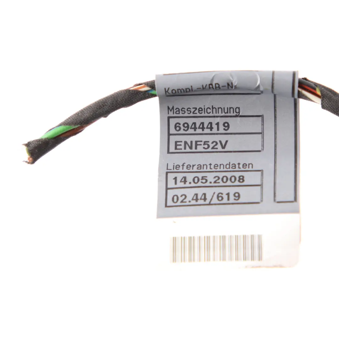 BMW E65 Light in Trunk Lid Right O/S Rear Lamp Plug Socket Wiring - SKU 8377240-4 - Part number 8377240