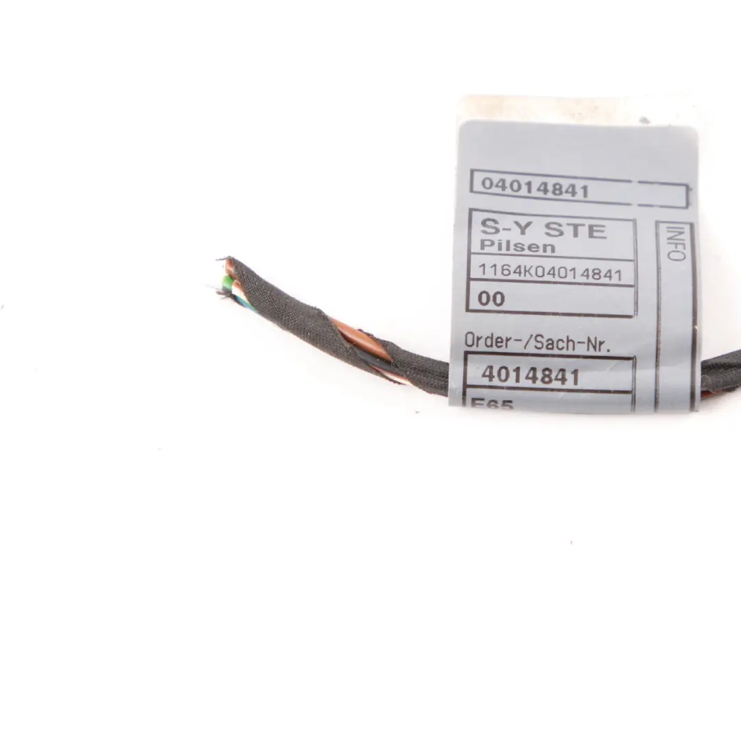 BMW E65 Light in Trunk Lid Right O/S Rear Lamp Plug Socket Wiring - SKU 8377240-4 - Part number 8377240