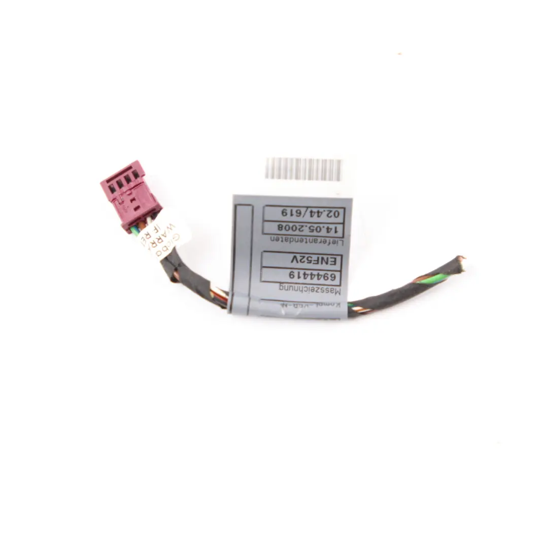 BMW E65 Light in Trunk Lid Right O/S Rear Lamp Plug Socket Wiring - SKU 8377240-4 - Part number 8377240