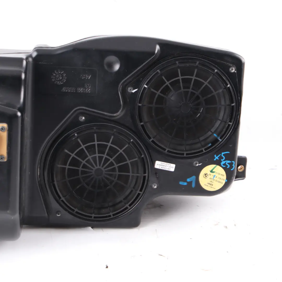 Audio Speaker Subwoofer Hifi System Professional to BMW X5 Series E53 Rear with Part number 6915157 BMW X5 Series E53 Rear Audio Speaker Subwoofer Hifi System Professional - SKU 8379378-1 - Part number 6915157