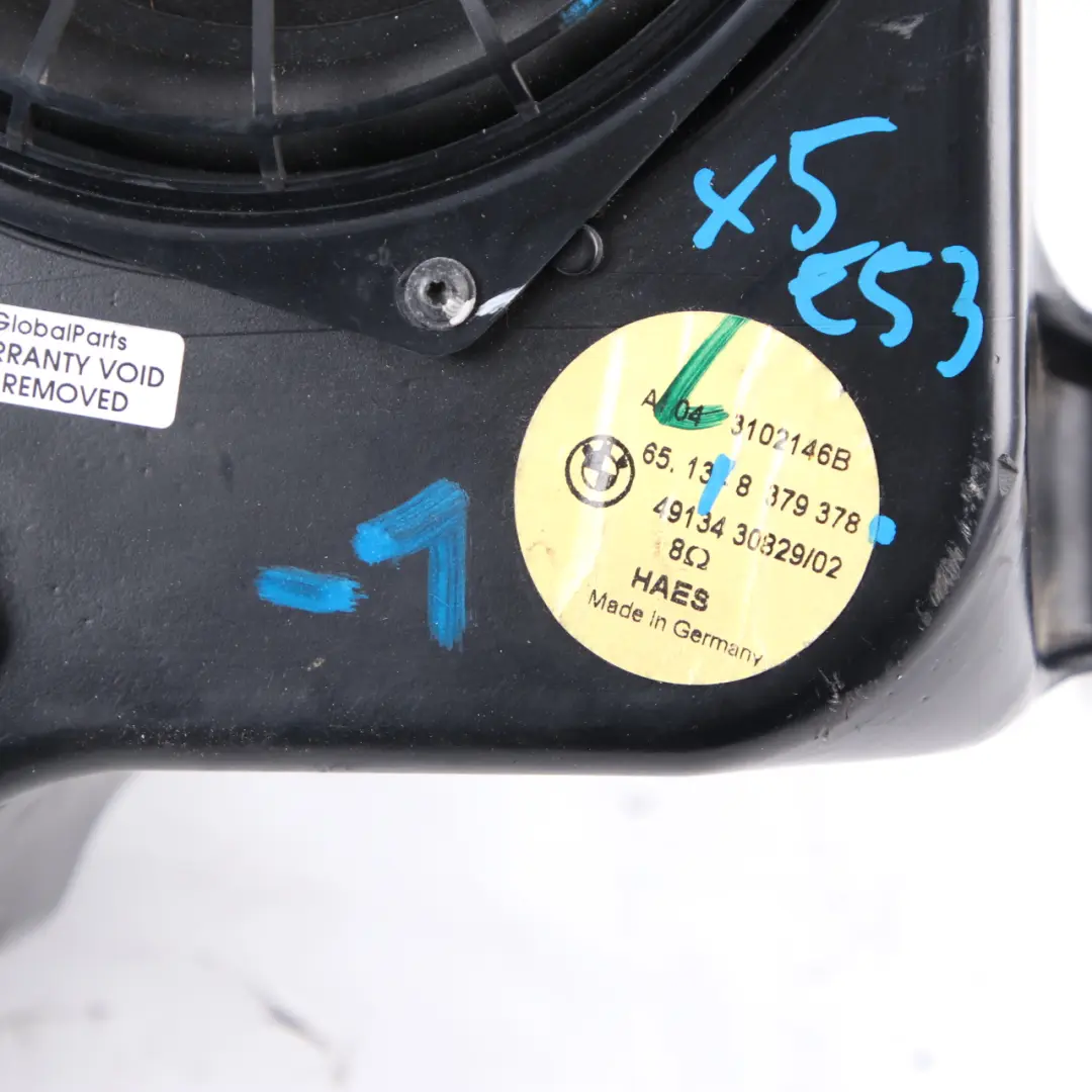 Audio Speaker Subwoofer Hifi System Professional to BMW X5 Series E53 Rear with Part number 6915157 BMW X5 Series E53 Rear Audio Speaker Subwoofer Hifi System Professional - SKU 8379378-1 - Part number 6915157