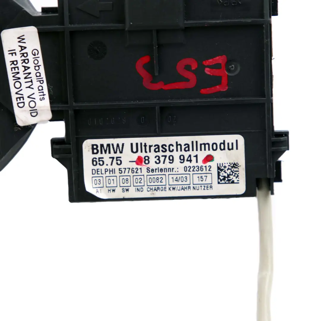 Ultraschall-Modul 6575 pour BMW X5 E53 à propos du numéro de pièce 8379941 BMW X5 E53 Ultraschall-Modul 6575 - SKU 8379941-1 - Numéro de pièce 8379941