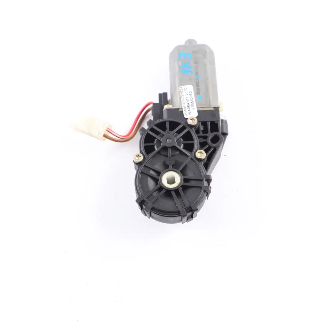 Folding Roof Top Mechanism Motor Drive to Motor BMW E46 Convertible with Part number 8380036 Motor BMW E46 Convertible Folding Roof Top Mechanism Motor Drive - SKU 8380036 - Part number 8380036