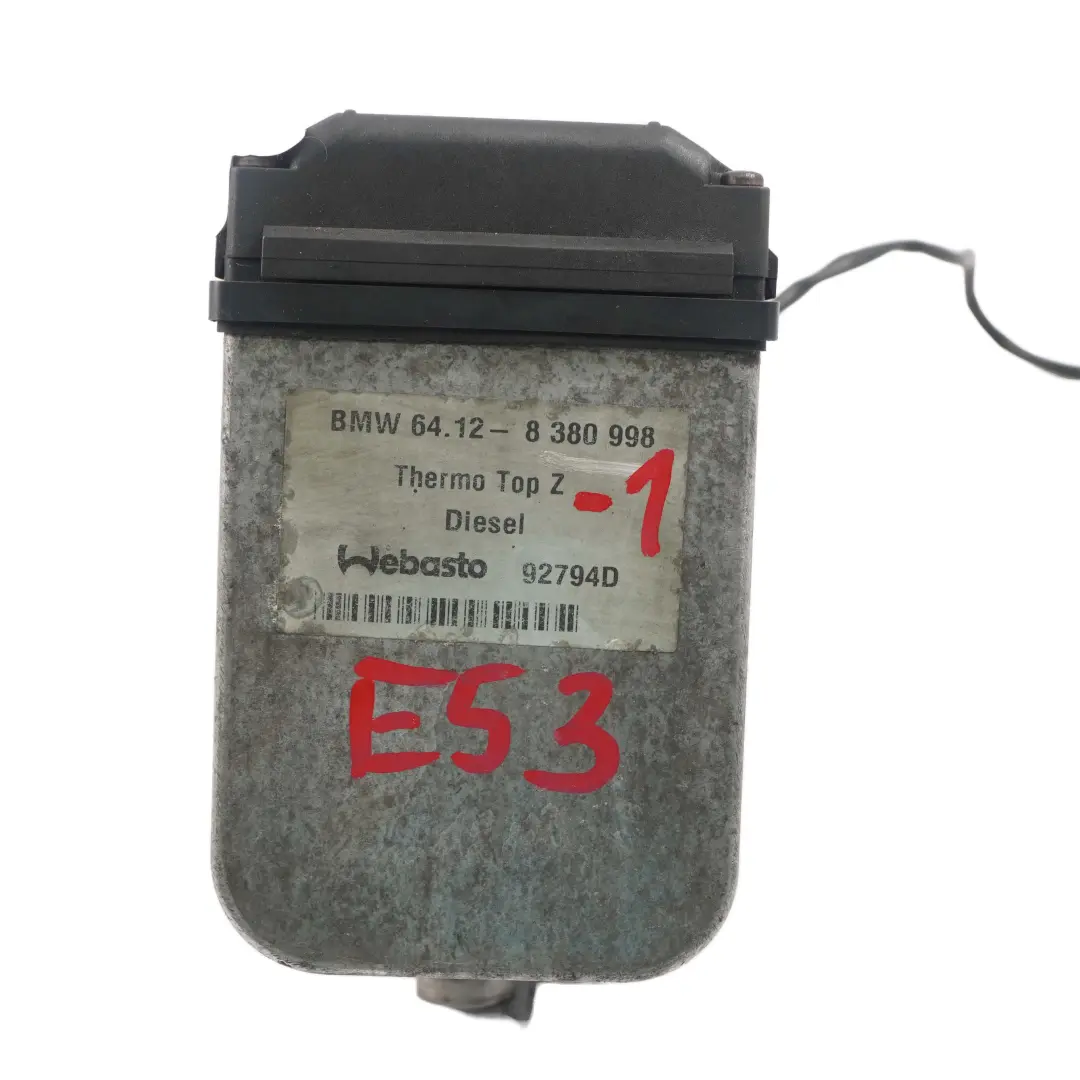 BMW X5 E53 M57 M57N 3.0d Diesel Webasto Calentador Auxiliar - SKU 8380998-1 - Número de pieza 8380998