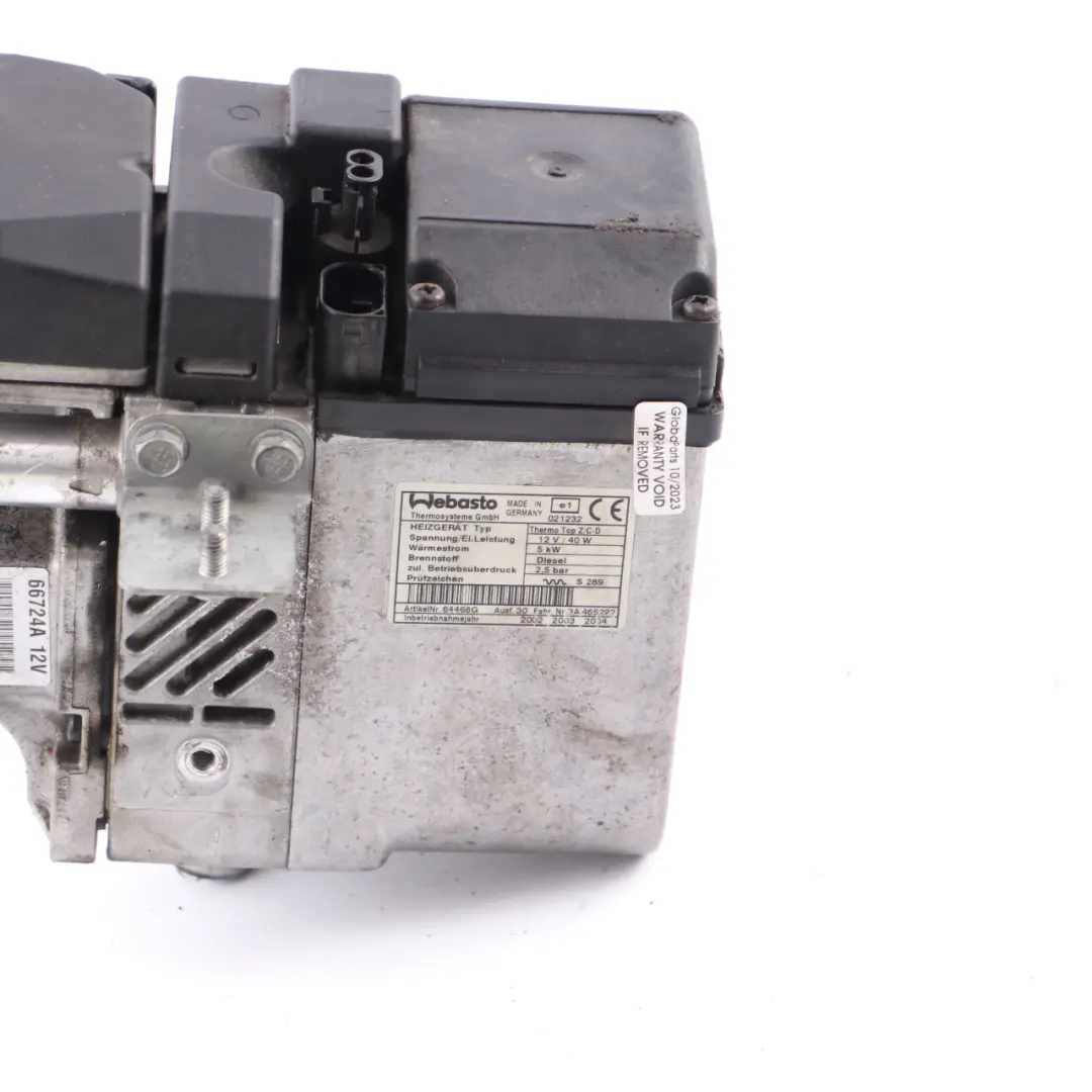 M57 M57N 3.0d Diesel Webasto Auxiliary Heater to BMW X5 E53 with Part number 8380998 BMW X5 E53 M57 M57N 3.0d Diesel Webasto Auxiliary Heater - SKU 8380998-2 - Part number 8380998