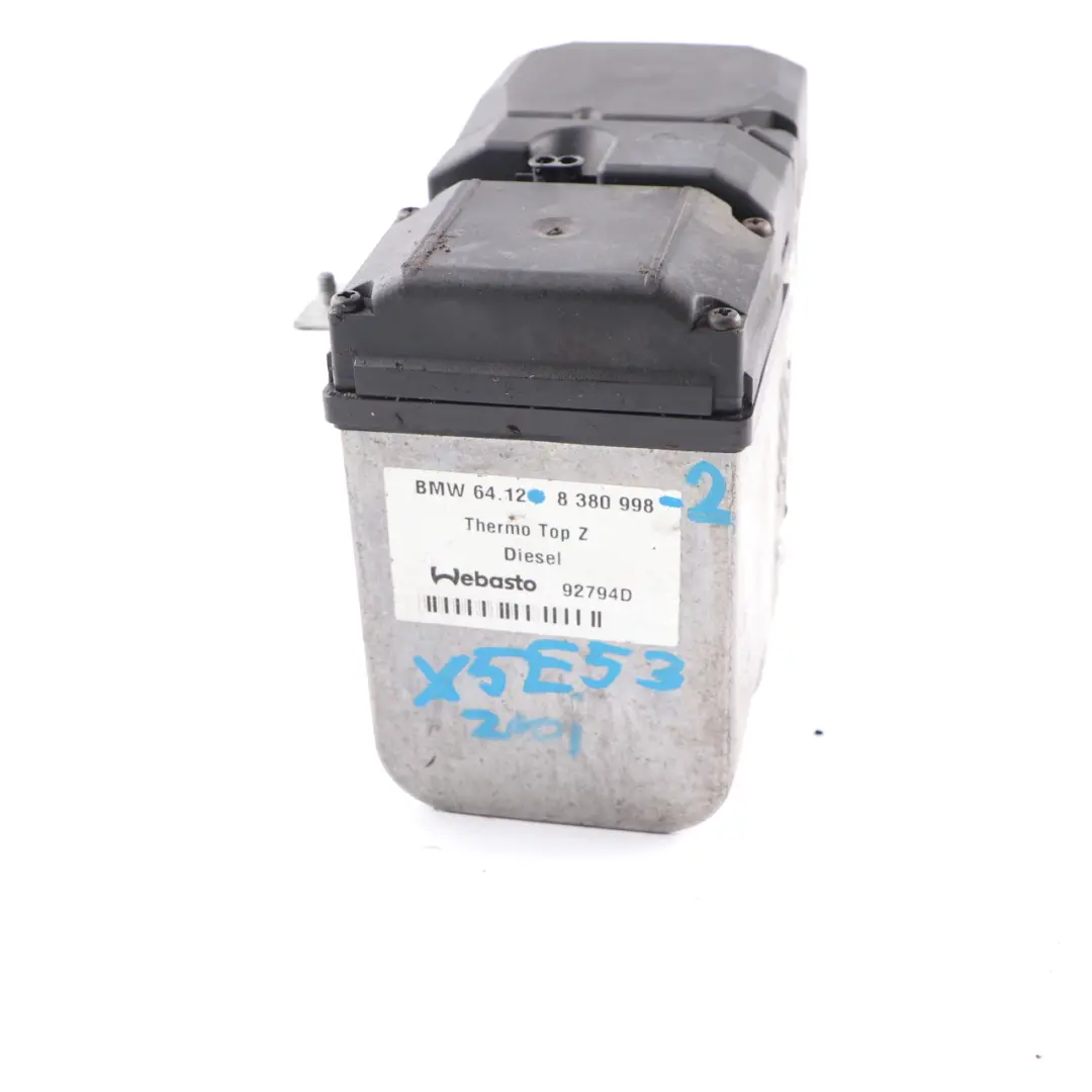 BMW X5 E53 M57 M57N 3.0d Diesel Webasto Auxiliary Heater - SKU 8380998-2 - Part number 8380998