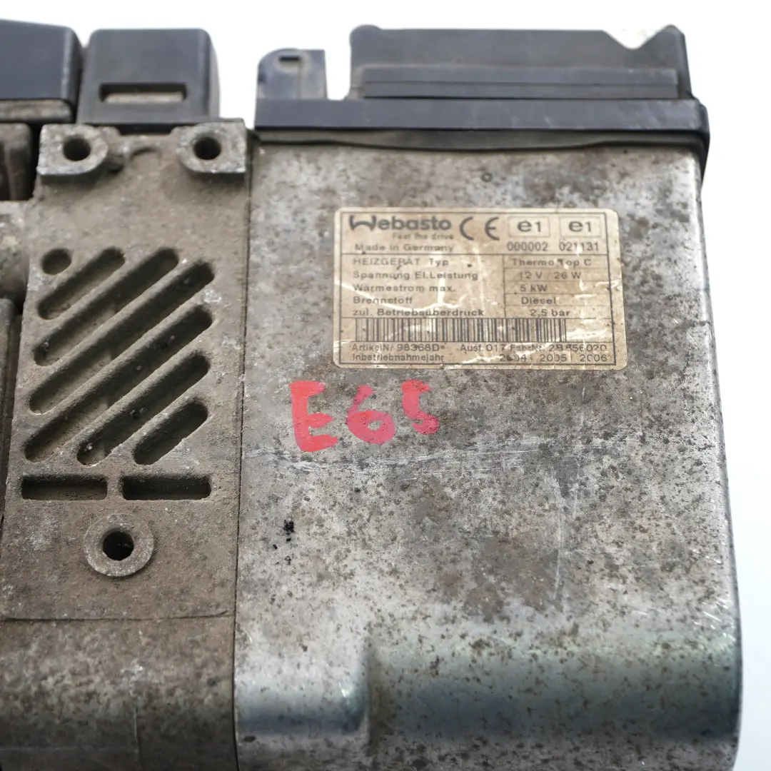BMW X5 E53 M57 M57N 3.0d Webasto Riscaldatore Ausiliario Unità Controllo - SKU 8381207-1 - Numero di parte 8381207