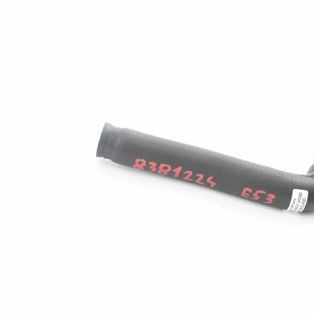  Tubo flexible BMW X5 E53 3.0d Motor Entrada Calentador Refrigerante Auxiliar - SKU 8381224 - Número de pieza 8381224