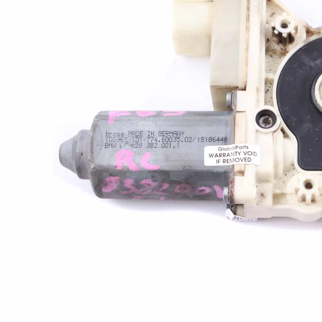 Window Lifter Motor Front Rear Left N/S Door Drive Actuator to BMW E65 with Part number 8382001 BMW E65 Window Lifter Motor Front Rear Left N/S Door Drive Actuator - SKU 8382001 - Part number 8382001
