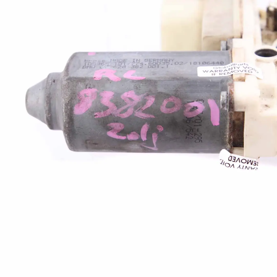 Lève Vitre Moteur Avant Arrière Gauche Door Drive Actuator pour BMW E65 à propos du numéro de pièce 8382001 BMW E65 Lève Vitre Moteur Avant Arrière Gauche Door Drive Actuator - SKU 8382001 - Numéro de pièce 8382001