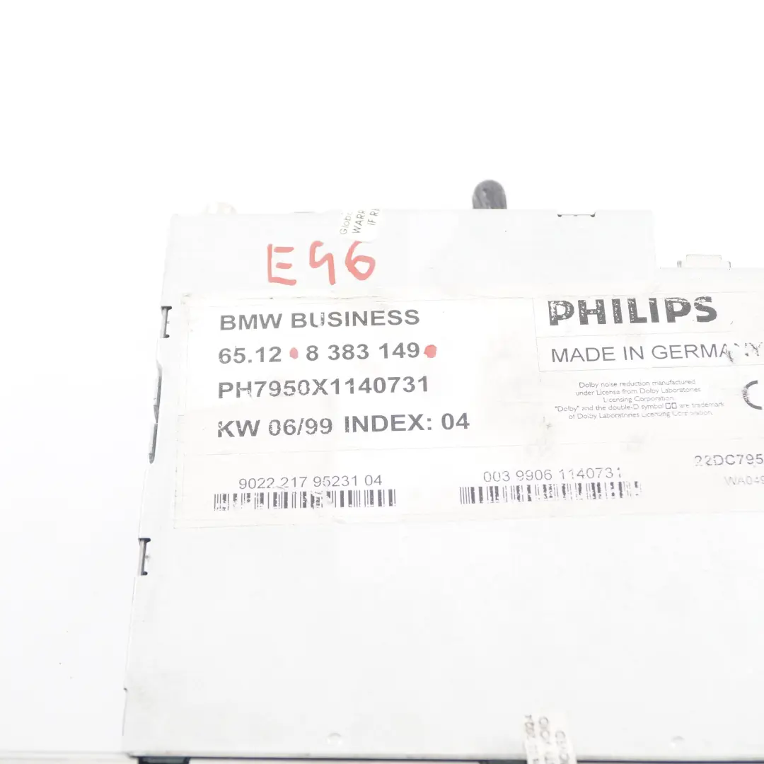 Radioodtwarzacz Business Radio Samochodowe Na Kasety do BMW E46 o numerze 8383149 BMW E46 Radioodtwarzacz Business Radio Samochodowe Na Kasety - SKU 8383149 - Numer Części 8383149