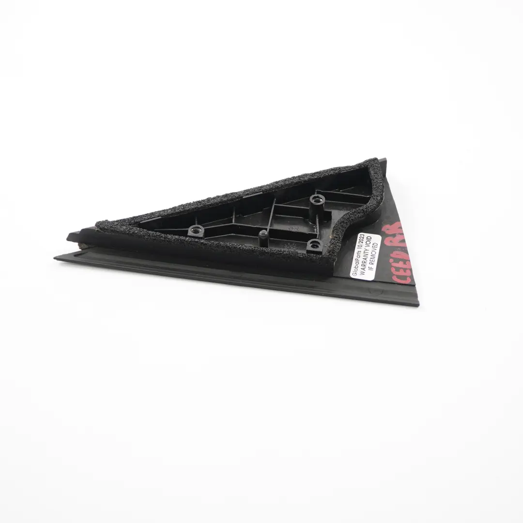 C-Pillar Door Cover Rear Right O/S Triangle Black to Kia Ceed with Part number 83840-1H000 Kia Ceed C-Pillar Door Cover Rear Right O/S Triangle Black - SKU 83840-1H000 - Part number 83840-1H000