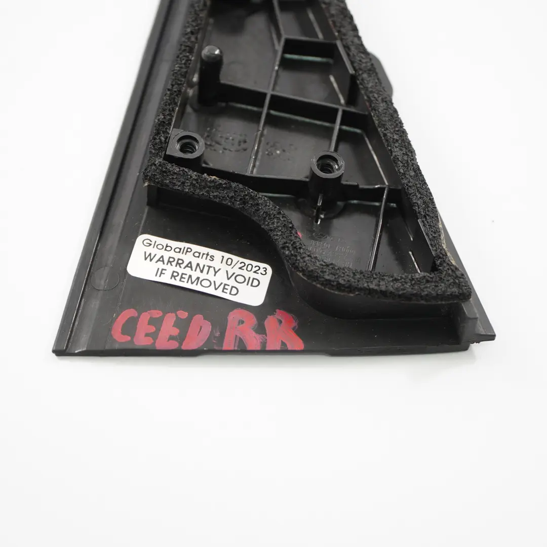 C-Pillar Door Cover Rear Right O/S Triangle Black to Kia Ceed with Part number 83840-1H000 Kia Ceed C-Pillar Door Cover Rear Right O/S Triangle Black - SKU 83840-1H000 - Part number 83840-1H000
