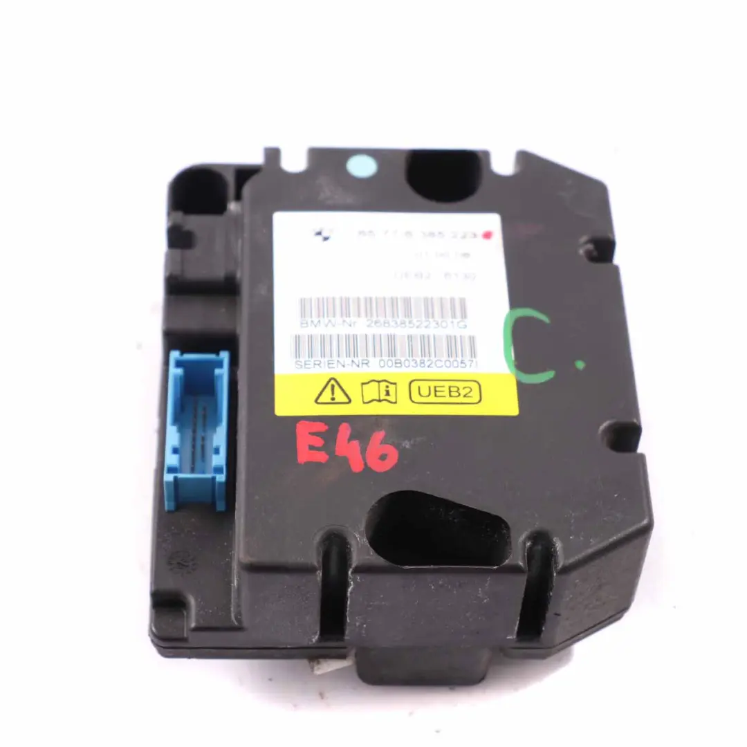 BMW E46 Convertible Rollover Sensor Control Unit Module - SKU 8385223 - Part number 8385223