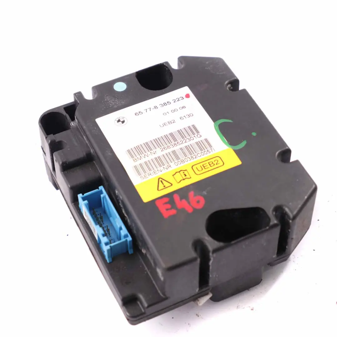 BMW E46 Convertible Rollover Sensor Control Unit Module - SKU 8385223 - Part number 8385223