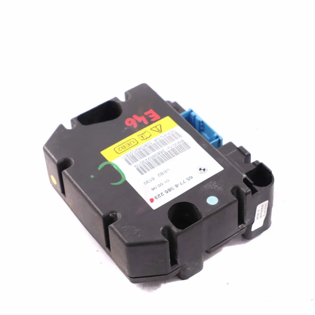BMW E46 Convertible Sensor de vuelco Unidad de Control Módulo - SKU 8385223 - Número de pieza 8385223