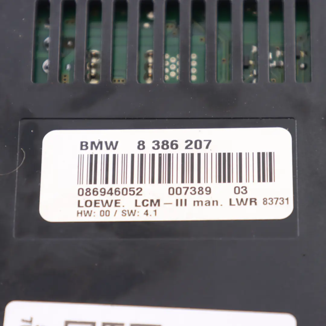 Modulo di controllo fari LCM III LWR per BMW E39 con numero di parte 8386207 BMW E39 Modulo di controllo fari LCM III LWR - SKU 8386207 - Numero di parte 8386207