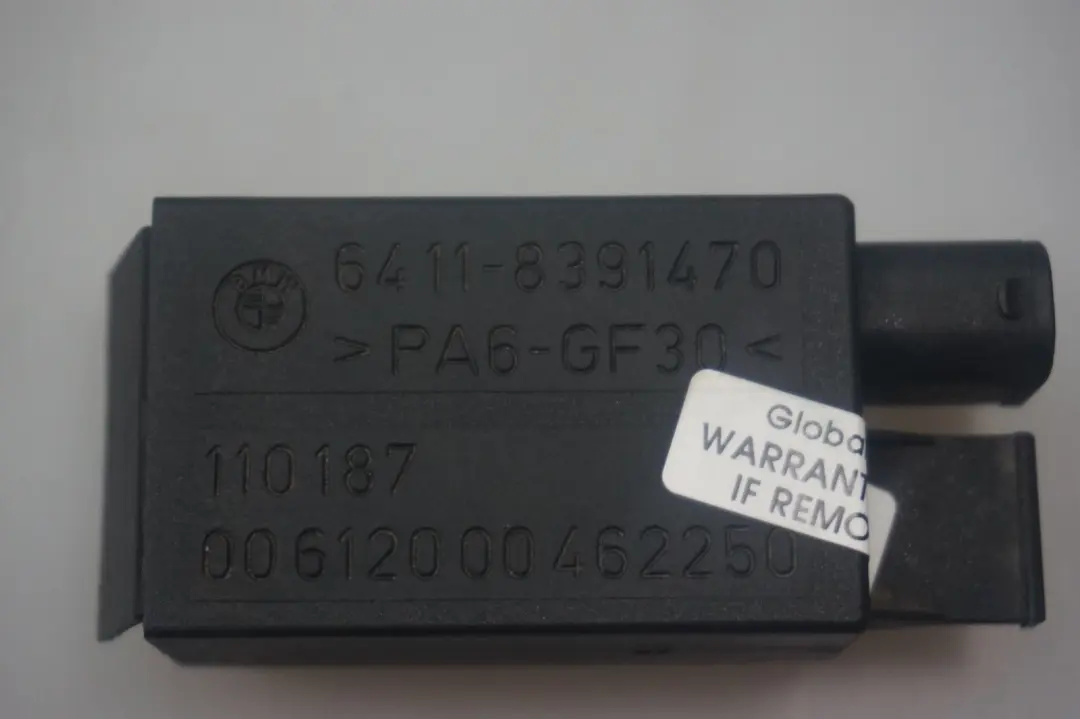 BMW X3 X5 E46 E39 E38 E83 E53 E85 Sensor Ventilador Auxiliar Aire Acondicionado - SKU 8391470 - Número de pieza 8391470
