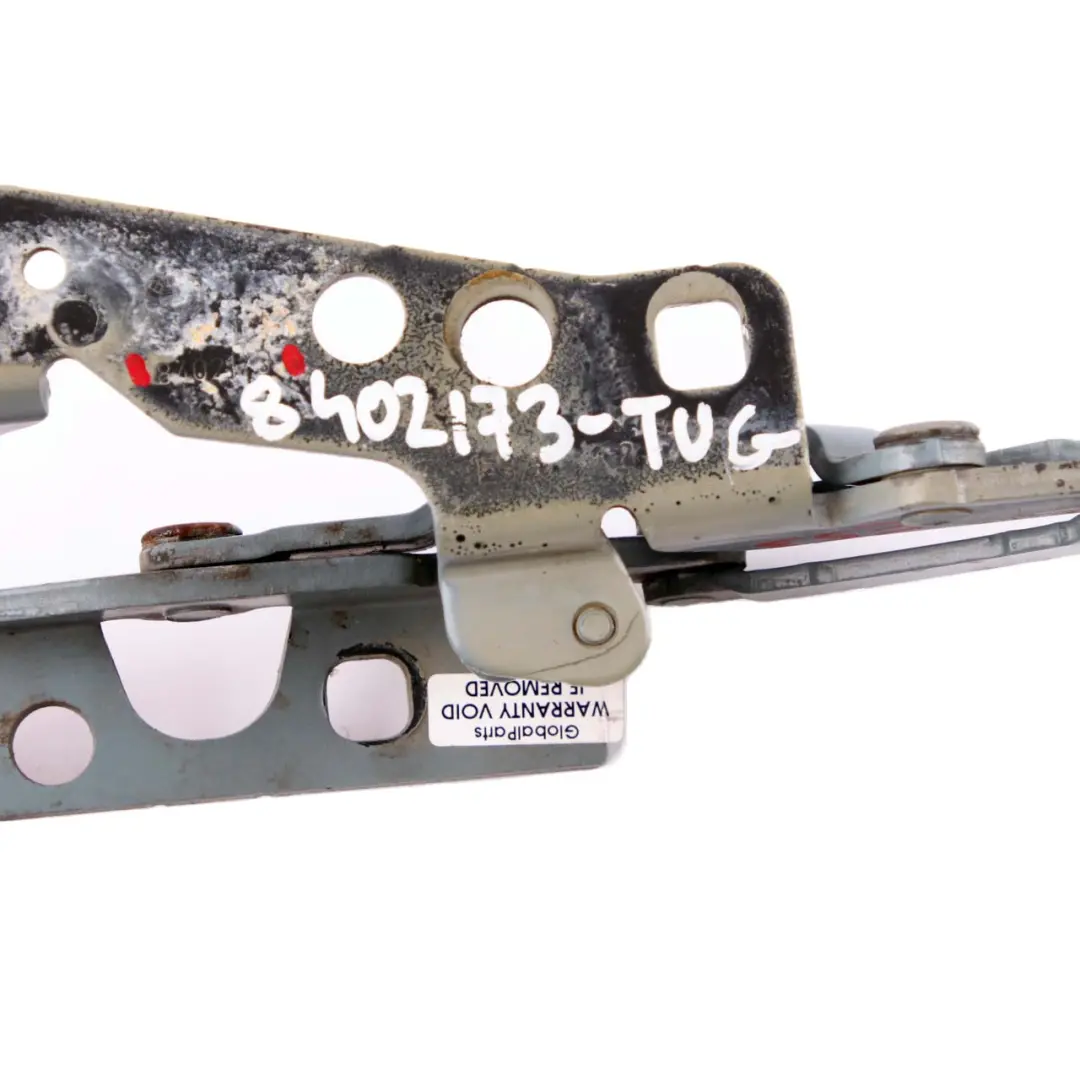 Hood Hinge Bonnet Left N/S Türkis Grau Turquoise Grey to BMW X5 E53 Engine with Part number 8402173 BMW X5 E53 Engine Hood Hinge Bonnet Left N/S Türkis Grau Turquoise Grey - SKU 8402173-TUG - Part number 8402173