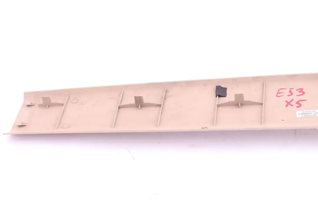 Trunk Boot Lid Interior Upper Trim Panel Beige to BMW X5 Series E53 with Part number 8250111 BMW X5 Series E53 Trunk Boot Lid Interior Upper Trim Panel Beige - SKU 8402193 - Part number 8250111