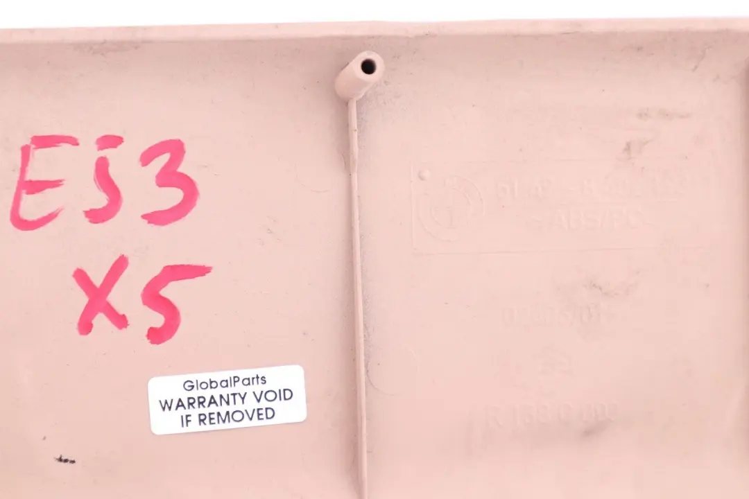 Trunk Boot Lid Interior Upper Trim Panel Beige to BMW X5 Series E53 with Part number 8250111 BMW X5 Series E53 Trunk Boot Lid Interior Upper Trim Panel Beige - SKU 8402193 - Part number 8250111