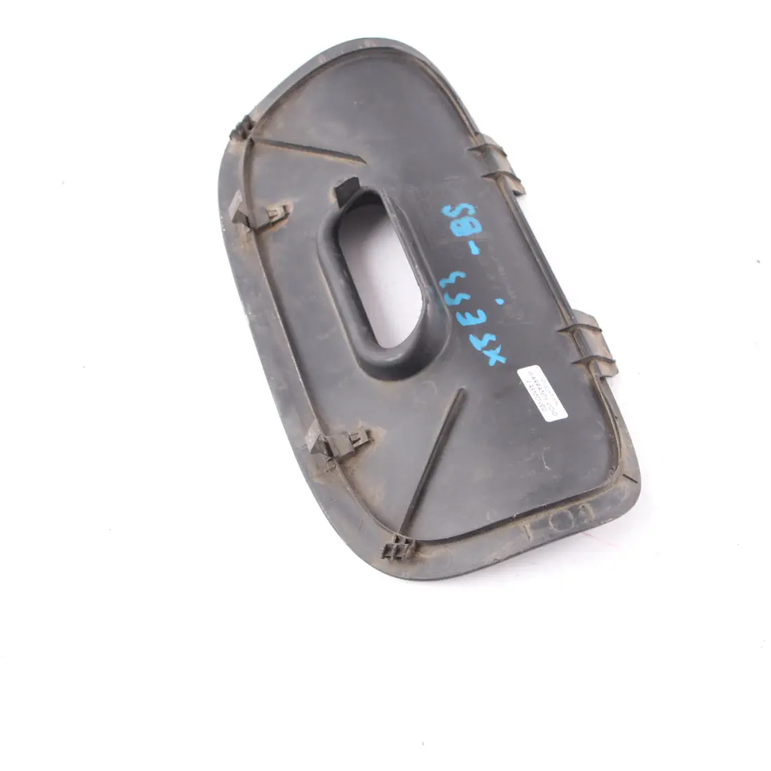 Bumper Cover Flap Trailer Hitch Mount Black Sapphire 475 to BMW X5 E53 Rear with Part number 8402327 BMW X5 E53 Rear Bumper Cover Flap Trailer Hitch Mount Black Sapphire 475 - SKU 8402327-BS - Part number 8402327