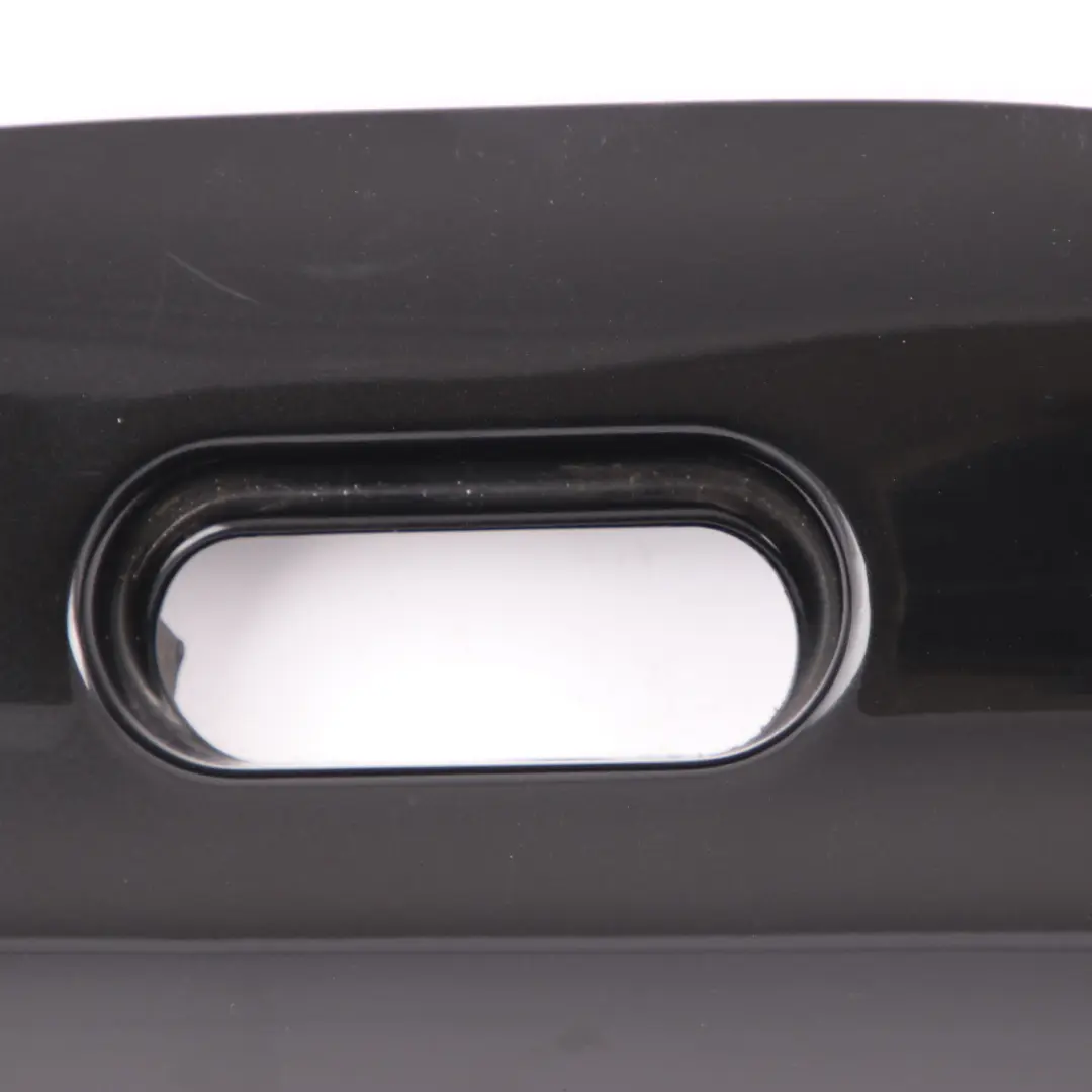 Bumper Cover Flap Trailer Hitch Mount Black Sapphire 475 to BMW X5 E53 Rear with Part number 8402327 BMW X5 E53 Rear Bumper Cover Flap Trailer Hitch Mount Black Sapphire 475 - SKU 8402327-BS - Part number 8402327