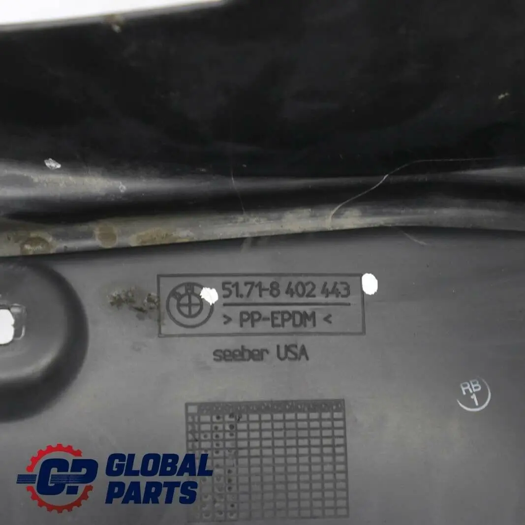 Abdeckung Radhaus Vorne Links für BMW X5 er E53 mit Teilenummer 8402443 BMW X5 er E53 Abdeckung Radhaus Vorne Links - SKU 8402443 - Teilenummer 8402443