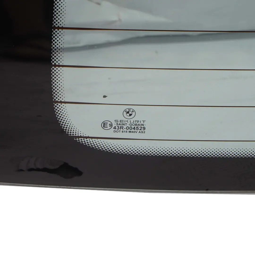 Trunk Boot Lid Window Glass AS2 Green to BMW X5 Series E53 Rear Tailgate with Part number 8402459 BMW X5 Series E53 Rear Tailgate Trunk Boot Lid Window Glass AS2 Green - SKU 8402459 - Part number 8402459