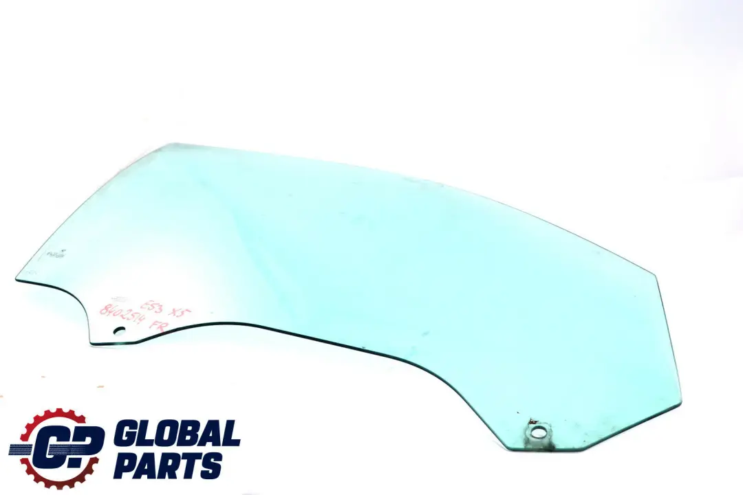 Finestrino Verde Porta Anteriore Destra AS2 5132 per BMW X5 E53 con numero di parte 51328402514 BMW X5 E53 Finestrino Verde Porta Anteriore Destra AS2 5132 - SKU 8402514 - Numero di parte 51328402514