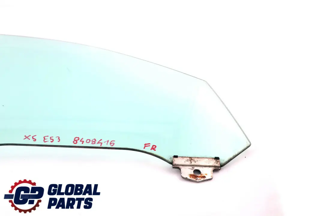 BMW X5 E53 Front Right Door O/S Side Double Window Glazing AS2 Green - SKU 8402516 - Part number 8408416