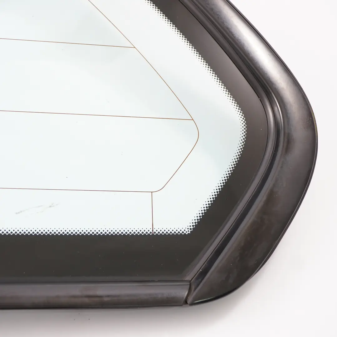 Cristal Ventana Trasera Izquierda Lado Cuarto Verde AS2 para BMW X5 E53 con número de pieza 8402619 BMW X5 E53 Cristal Ventana Trasera Izquierda Lado Cuarto Verde AS2 - SKU 8402619-2 - Número de pieza 8402619