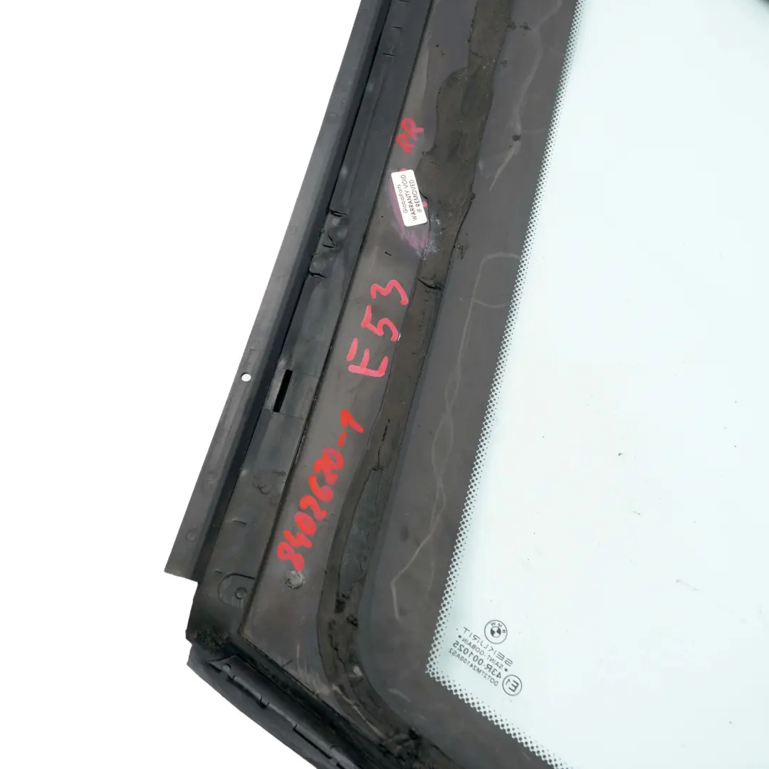 BMW X5 E53 Szyba karoseryjna prawy tył AS2 - SKU 8402620-1 - Numer Części 8402620