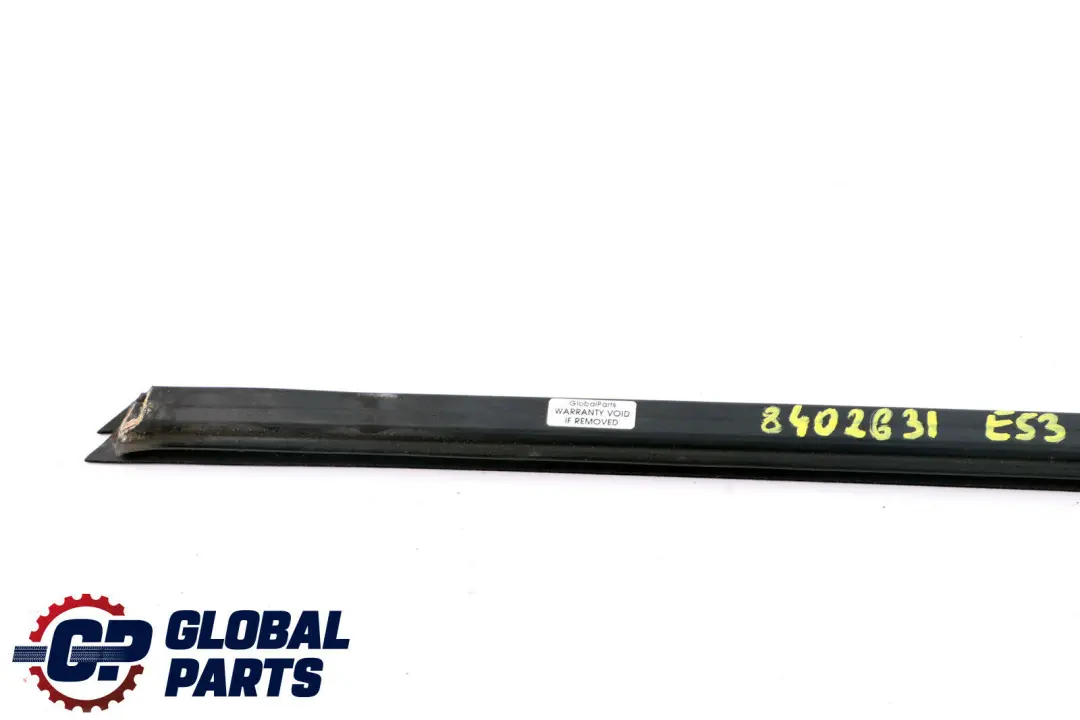 BMW E53 Lewa Osłona Kanału Szyby Uszczelka - SKU 8402631 - Numer Części 51348402631